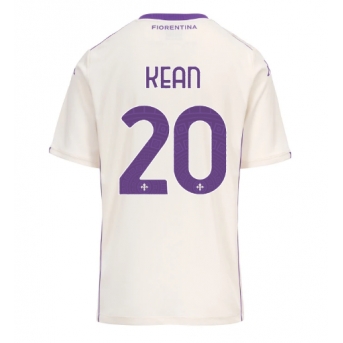 Billige Fotballdrakt Fiorentina Moise Kean #20 Replika Bortedrakt 2025-26 Kortermet